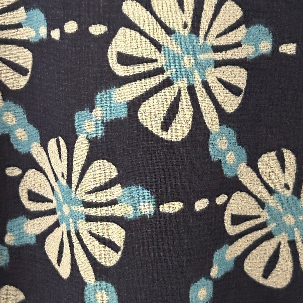 Donna Morgan Navy and White Floral Maxi Dress - Picture 3 of 9